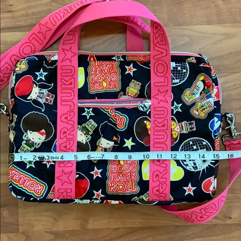 NWOT Harajuku Lovers Disco Roller Skate Laptop Bag - Picture 10 of 11